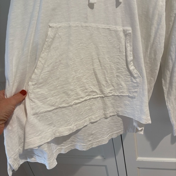 Caslon White Hooded t-shirt | XL - Picture 4 of 11